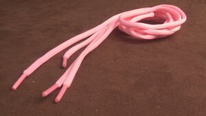 Шнурки спортивные 120см розовый