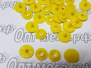 Т3 кнопки пл. Желтый (10,7мм.)