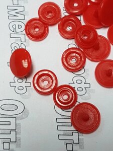 Т5 кнопки пл. Красный (12,4мм.)