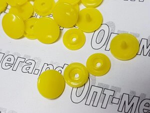 Т5 кнопки пл. Желтый (12,4мм.)