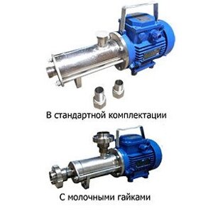 Насос пищевой винтовой из нержавейки TBMG1-32_SIC/SIC/VITON/SS316Т (к Буруну 6/4 дм. 32 мм)