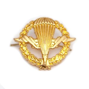 Эмблема петличная ВДВ СССР золотого цвета