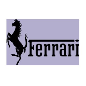 Наклейка виниловая Ferrari