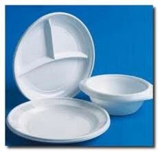 Одноразовые тарелки пластиковые