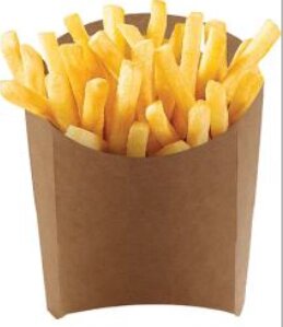 Упаковка для картофеля фри М «Pure Kraft»