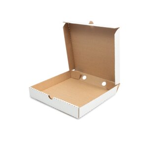 Упаковка для пиццы 330х330х40 Крафт/Белый