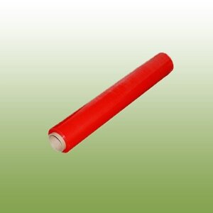 Цветная Стрейч Пленка 17мкм*500*2.0кг - цвет - Красный