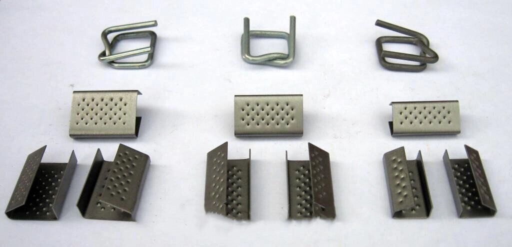 Скобы металлические, 12 мм, для П/П ленты (стреппинг ленты) 1000 шт. - преимущества