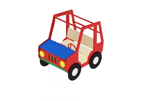 Машинка игровая для детской площадки - фото