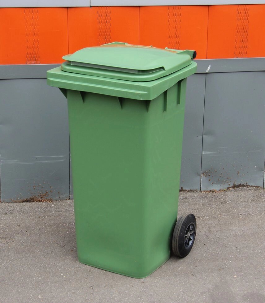 Пластиковые уличные контейнеры для мусора 120л Германия (Поставка от 5-ти штук) - выбрать