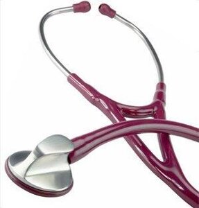 KaWe Топ-кардиолоджи, плоская головка из нерж. стали бордовый стетоскоп