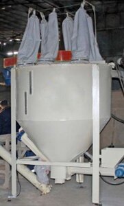 Двухшнековый вертикальный смеситель кормов СВД-5