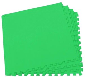 Мягкий пол разноцветный 60*60 (см) 1,44 (м2) с кромками 60МП (ассорти) 66288, Зеленый, Зеленый