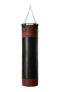 Профессиональный боксёрский мешок из натуральной кожи. 180см/85-90кг Диаметр 40 см.