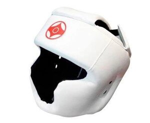 Шлем для каратэ с закрытым подбородком (натуральная кожа)