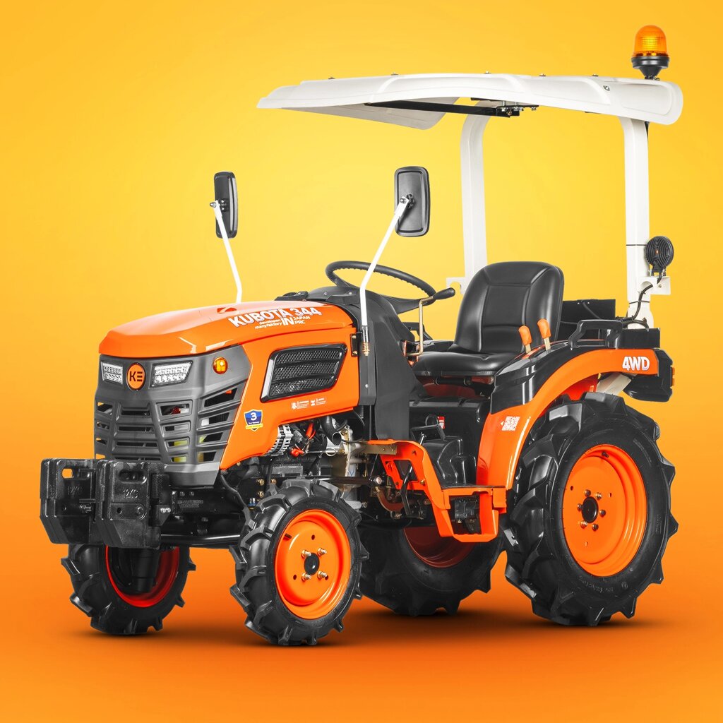 Трактор Kubota | Кентавр Т-344 9+3 (Perkins) STD agri 6,00-12 / 8,30-20 (с ПСМ) от компании Кронос - Сельхозтехника оптом и в розницу - фото 1