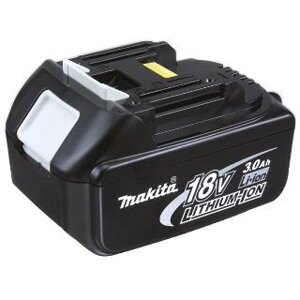 Аккумулятор makita 18,0в 3,0а/ч li-ion BL1830B 194204-5 197599-5 632M83-6