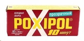 Холодная сварка "POXIPOL" 70мл. универс. прозр.