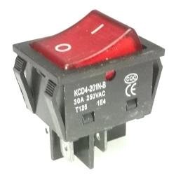 Кнопка сварочных аппаратов (для мощных ) 130(30А) DS KCD4-201N зеленый 25А