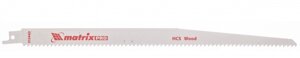 Пилка ножовочная Matrix S1344D 275 / 4,3 мм, по дереву сабельной пилы HCS, 2 шт., PRO