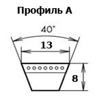 Ремень 1000-А 06167