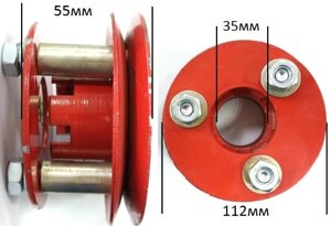 Шкив 1ручейковый 35мм Н-55мм картофелекопалки ККМ-1 для ОКА под 6-ти лучевой шкив редуктора