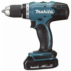 Шуруповерт аккумуляторный MAKITA DDF453SY (18В, 2х1.5АчLi-ion, БЗП-13мм, 0-400/1300об/м, 42/27Нм, 1.