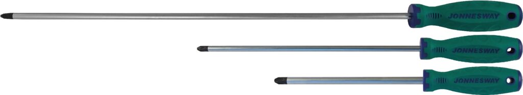 Отвертка стержневая крестовая ANTI-SLIP GRIP, PH2x200 мм - преимущества