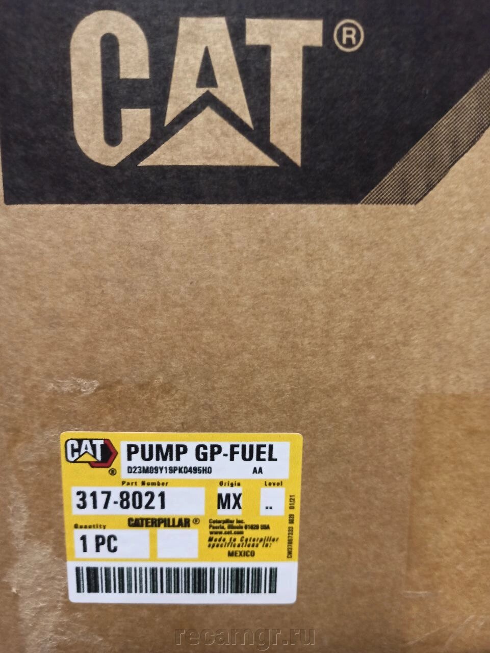 Насос топливный Caterpillar C6.6 291-5919 (10R-7660, 317-8021, 2641a306, 2641А312) Оригинал от компании Компания Рекам Групп - фото 1
