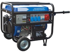 Бензиновый генератор TSS SGG 5600 EH3 на колесах