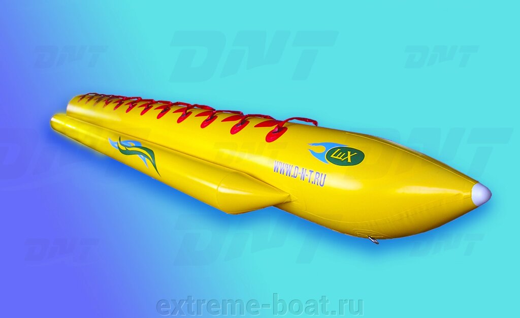 Водный банан 9 мест от компании DNT Производство надувных аттракционов и лодок - фото 1