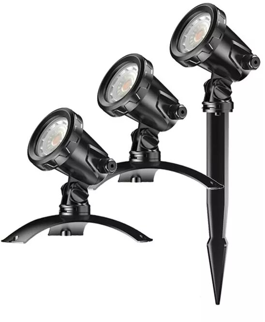 Комплект из трёх светильников для пруда и сада CED120C GRECH SUNSUN ##от компании## Простопруд Товары для Пруда - ##фото## 1