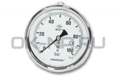Манометр Pakkens контактный компонента B, 0-100 bar d63 мм, Best Makina 2200 Cold от компании ООО "ТехКом" - фото 1