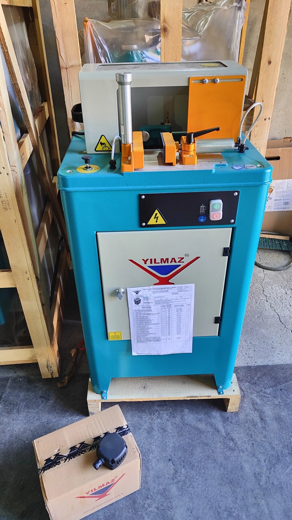 Yilmaz KM 211 S Станционарный импостной станок от компании ООО "ТехКом" - фото 1