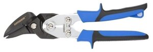 Ножницы по металлу 255 мм PIRANHA усиленные, прямой и правый рез, сталь-CrMo двухкомпонентные рукоятки GROSS