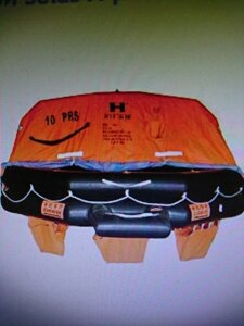 Плот спасательный надувной псн-10 (10-ти местный Морской Solas A-pacк)