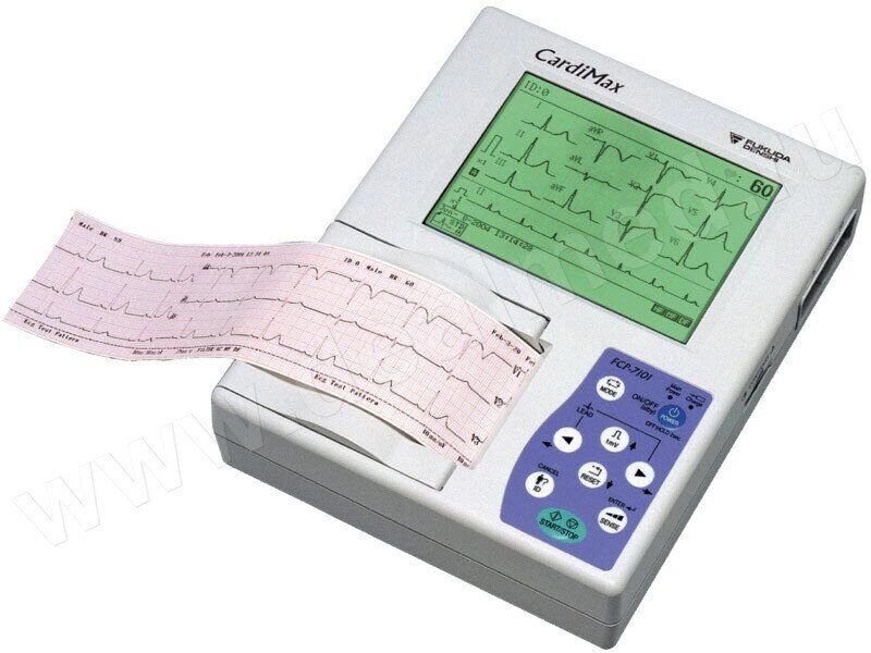 Электрокардиограф FUKUDA DENSHI FCP-7101 CARDIMAX от компании СпаТех - фото 1