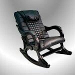 Массажное кресло-качалка EGO WAVE EG-2001 LUX АНТРАЦИТ Takasima от компании СпаТех - фото 1