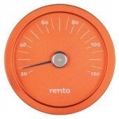 RENTO Термометр алюминиевый для сауны, облепиха