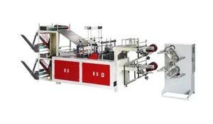 Автоматическая пакетоделательная машина для производства мусорных пакетов в рулонах GH-500*2
