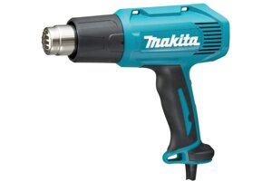 Makita HG5030K Пистолет г\возд, 1600Вт, 300-500л\м,350\500грС, чем,0.6кг,4 насадки