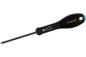 Stanley отвертка fatmax под шлиц pz0 х 75мм (0-65-319)