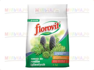 Florovit Для хвойных гранулированный (туя, лиственница, можжевельник и др. пакет 1 кг