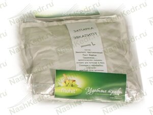 Подушка-запарка травяная (эвкалипт), размер L 25*25*5 см