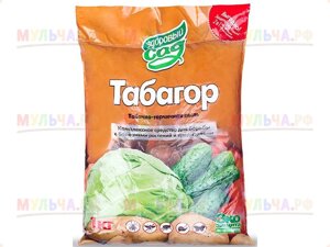 Табагор (горчично-табачная пыль) природный инсектицид двойного действия для отпугивания и уничтожения вредителей, 1 кг