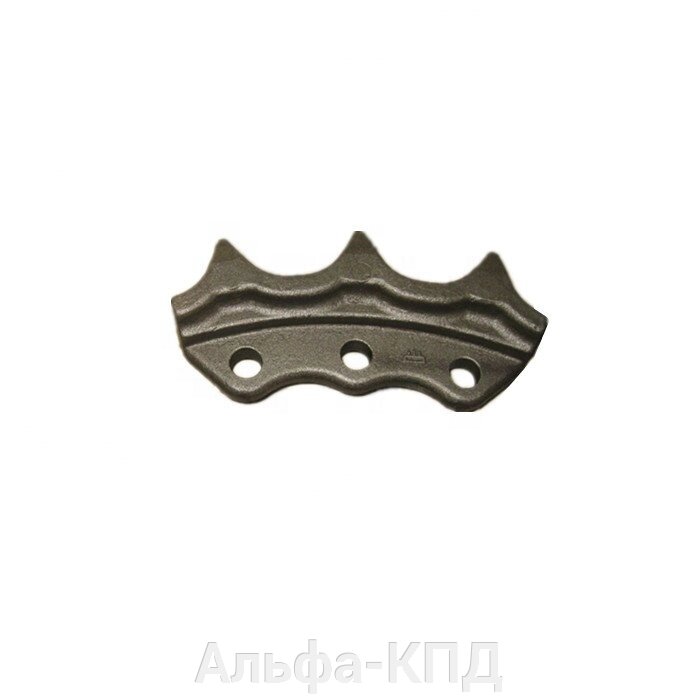 Сегмент 3-х зубый на бульдозер SHANTUI SD 16 (18шт в к-те) от компании Альфа-КПД - фото 1
