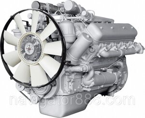 Двигатель без коробки передач и сцепления основной комплектации 6582-1000186-02 ЯМЗ-6582