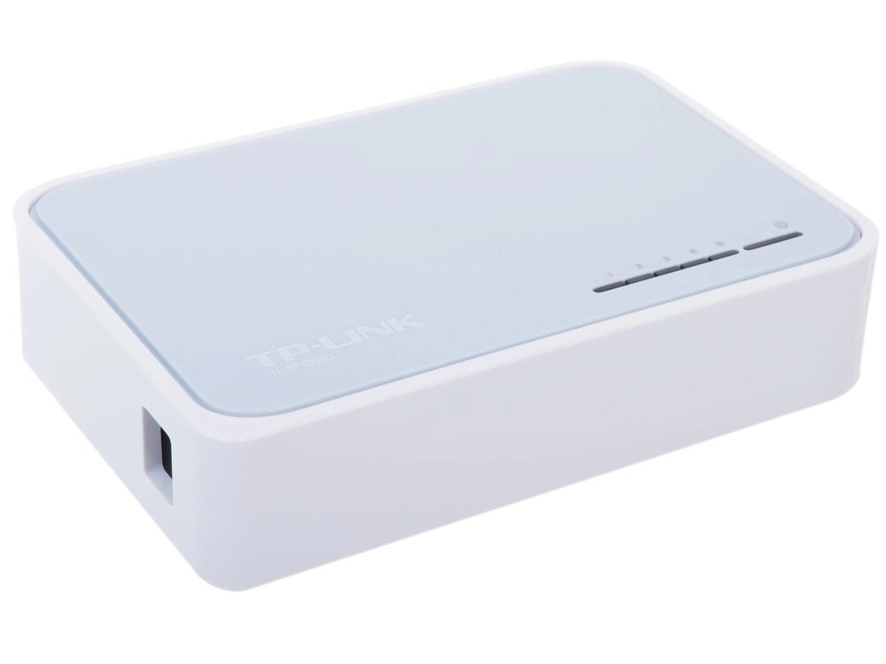 Коммутатор TP-LINK TL-SF1005D 5-портовый 10/100 Мбит/с настольный от компании ООО "БРЕНД-ИТ" - фото 1
