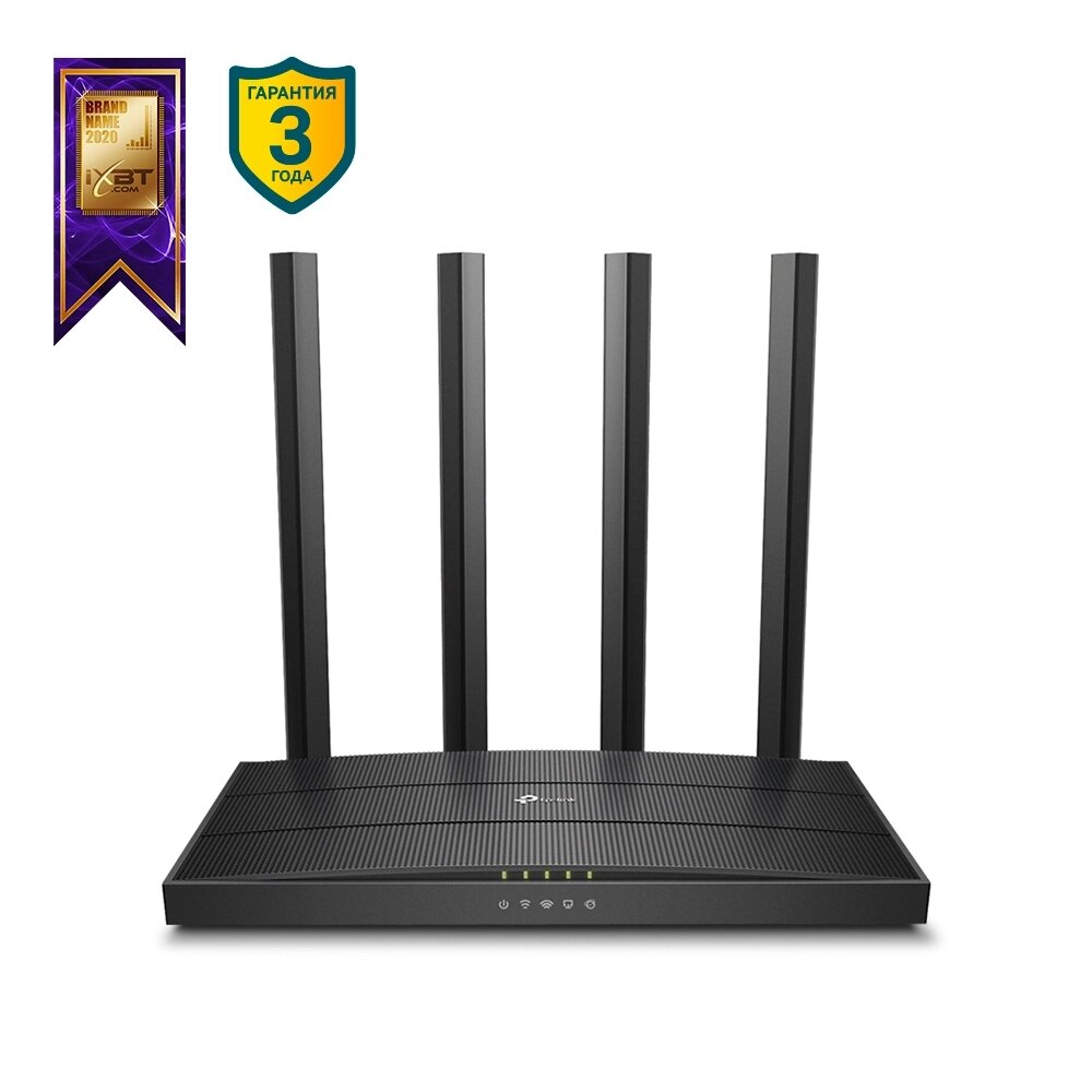 Роутер TP-LINK Archer C80 Dual Band, 1,9Гбит/с (1300 на 5ГГц + 600 на 2,4 ГГц), 1xWAN 1000 Мбит/с,4xLAN 1000 Мбит/с от компании ООО "БРЕНД-ИТ" - фото 1