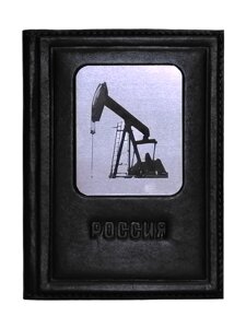 Макей Обложка для автодокументов «Нефтянику»Цвет черный